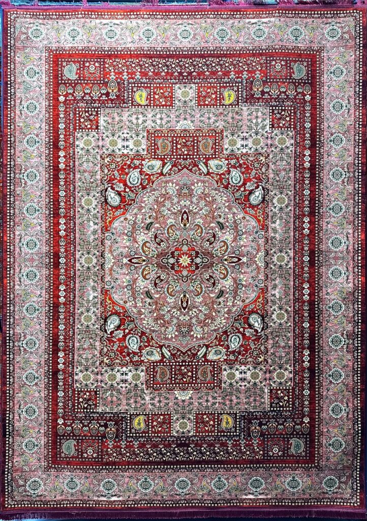 طرح 65 - فرش پردیسان - 1200 شانه - کلکسیون قم