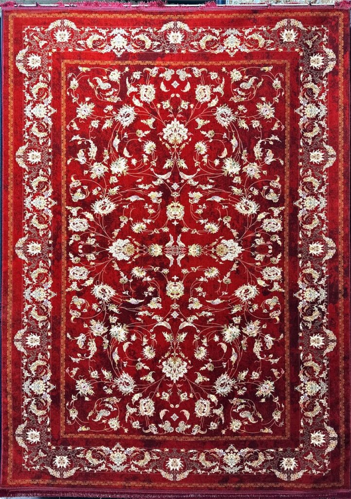 طرح 66 - فرش پردیسان - 1200 شانه - کلکسیون قم