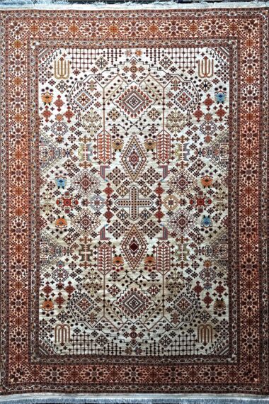 طرح 68 - فرش پردیسان - 1200 شانه - کلکسیون قم