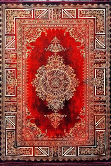 طرح 67 - فرش پردیسان - 1200 شانه - کلکسیون قم