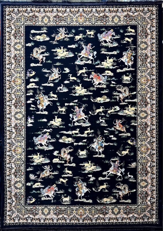 طرح 71 - فرش پردیسان - 1200 شانه - کلکسیون قم
