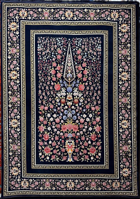 طرح 72 - فرش پردیسان - 1200 شانه - کلکسیون قم